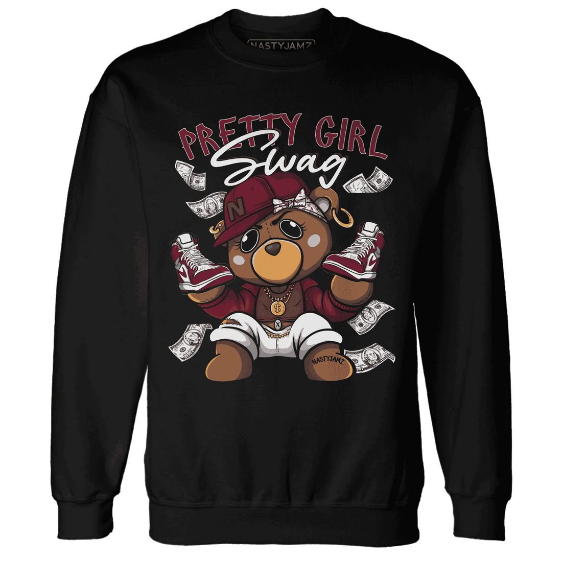 High-White-Team-Red-1s-Sweatshirt-Match-Pretty-BERNIE