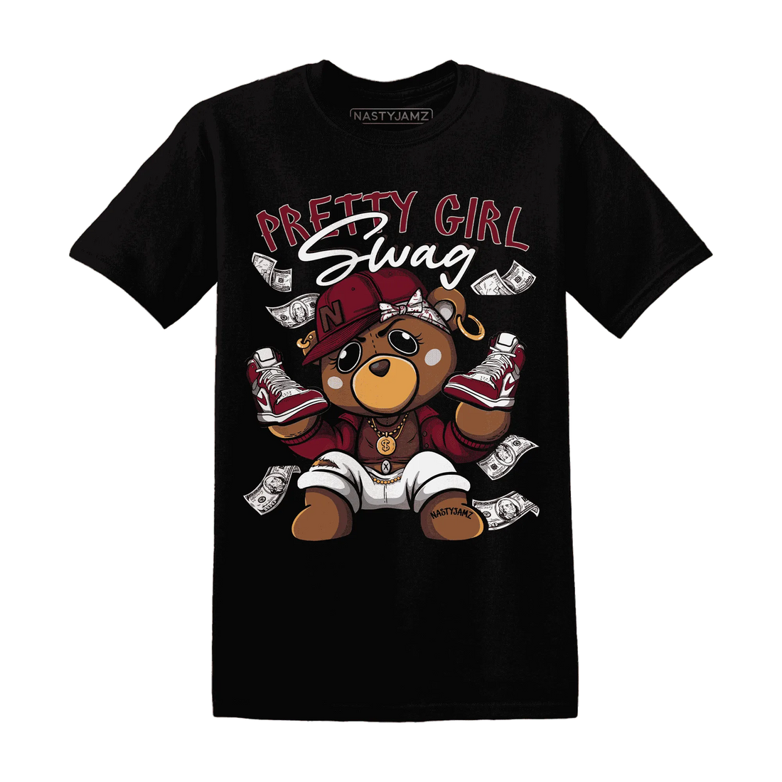 High-White-Team-Red-1s-T-Shirt-Match-Pretty-BERNIE