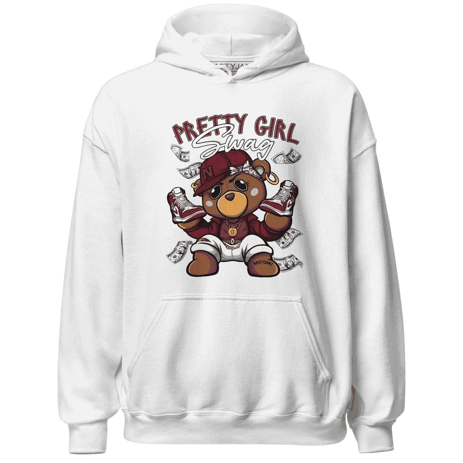 High-White-Team-Red-1s-Hoodie-Match-Pretty-BERNIE