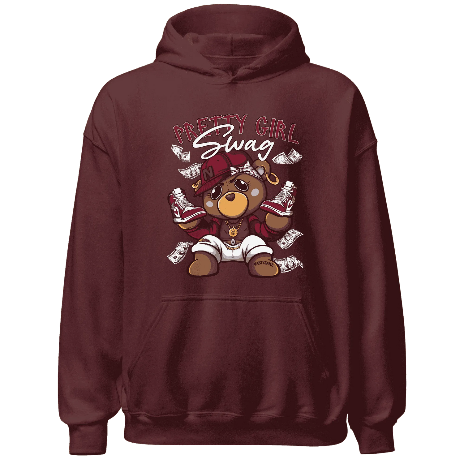 High-White-Team-Red-1s-Hoodie-Match-Pretty-BERNIE
