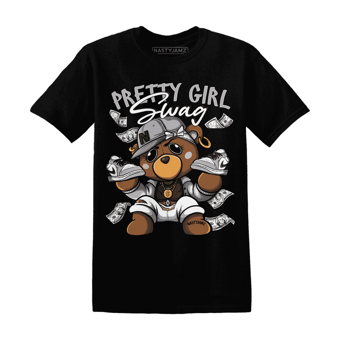 Wolf-Grey-1s-T-Shirt-Match-Pretty-BERNIE