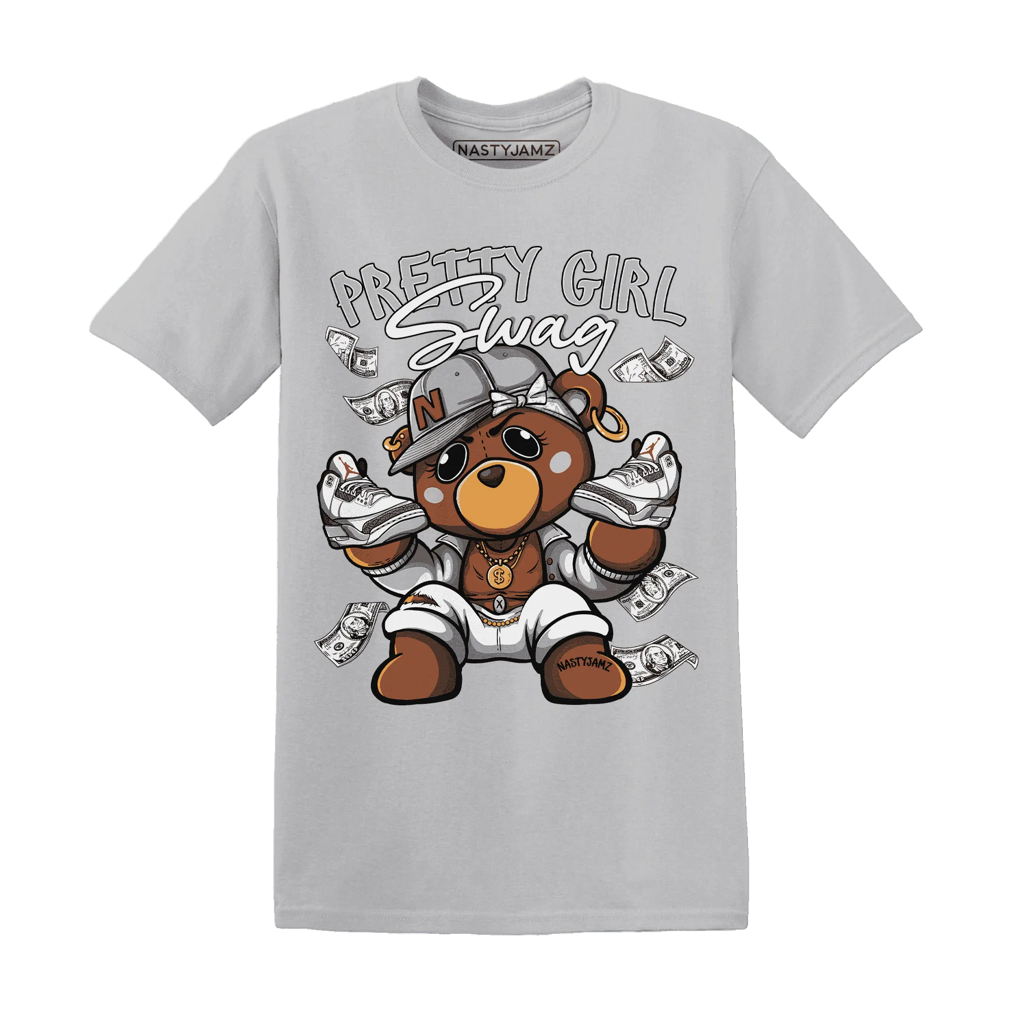 Cement-Grey-3s-T-Shirt-Match-Pretty-BERNIE