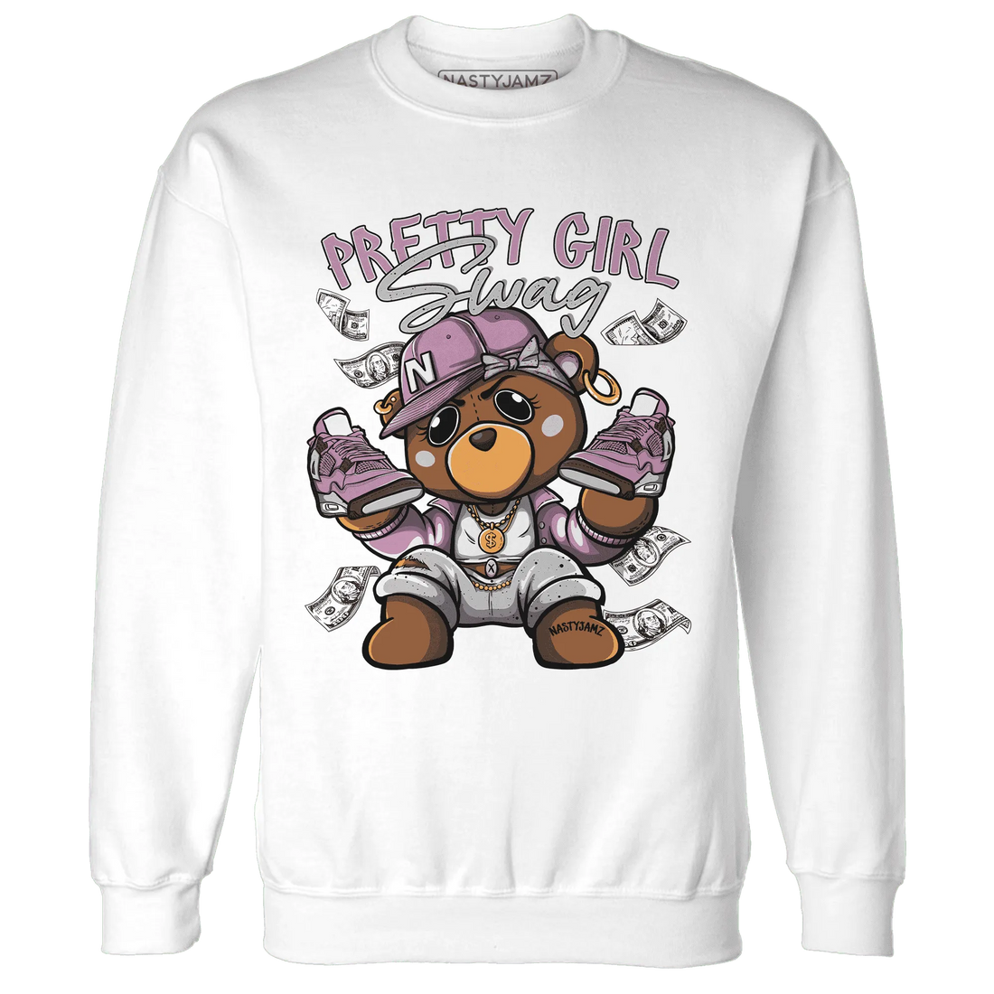 Orchid-Neutral-Grey-Black-White-4s-NastyJamz-Sweatshirt-Match-Pretty-BERNIE