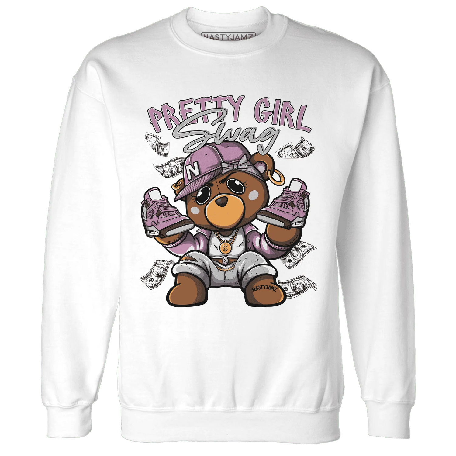 Orchid-Neutral-Grey-Black-White-4s-NastyJamz-Sweatshirt-Match-Pretty-BERNIE