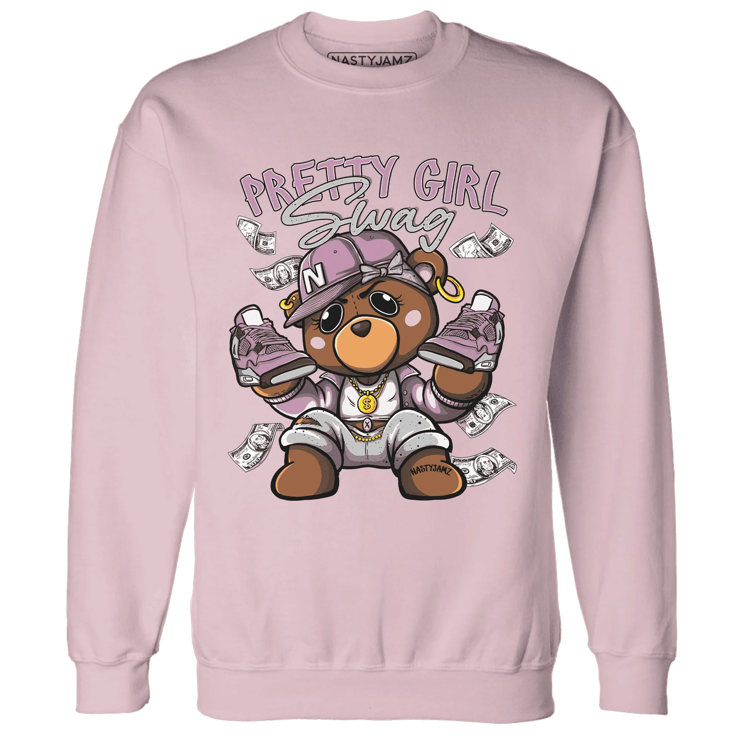 Orchid-Neutral-Grey-Black-White-4s-NastyJamz-Sweatshirt-Match-Pretty-BERNIE