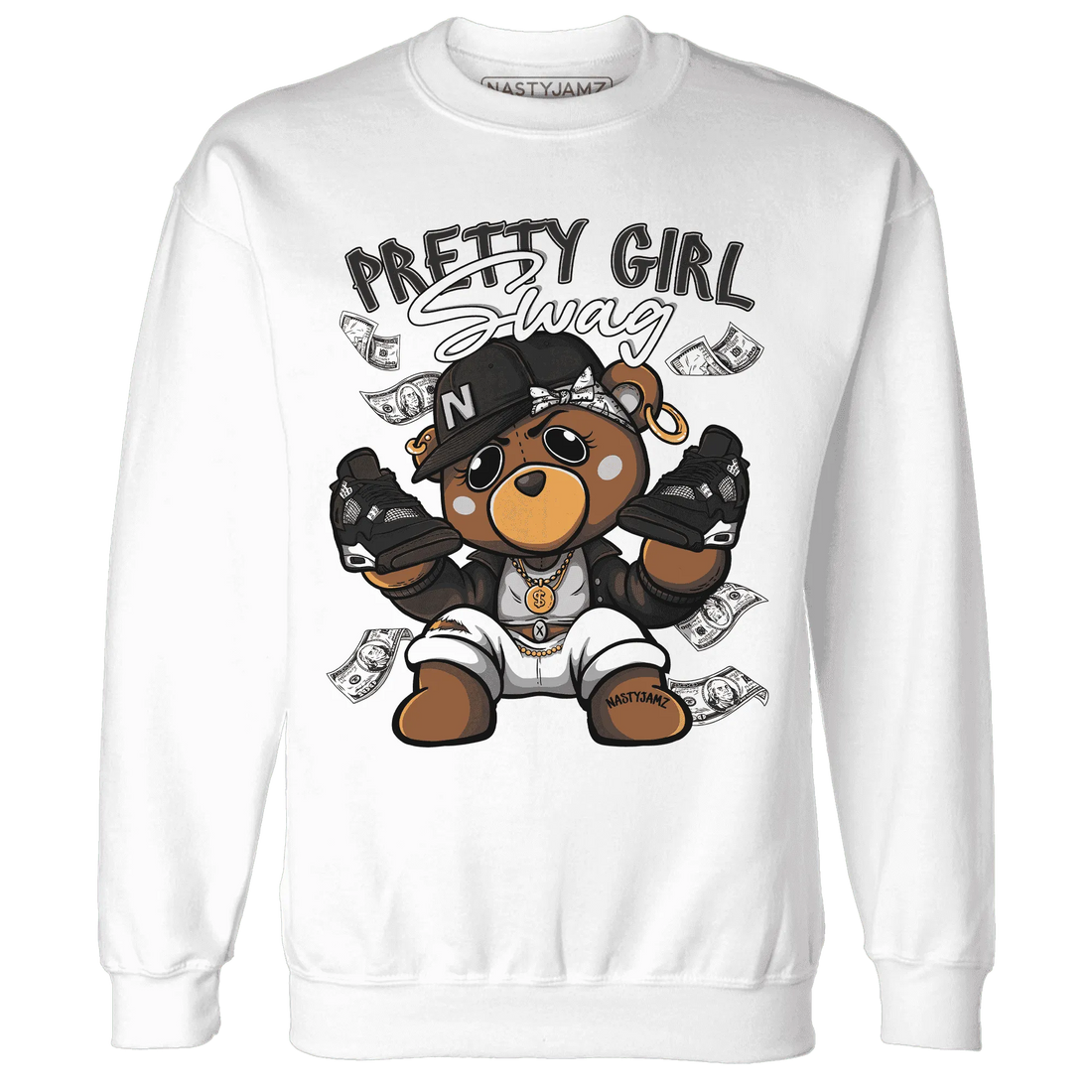 White-Thunder-4s-Sweatshirt-Match-Pretty-BERNIE