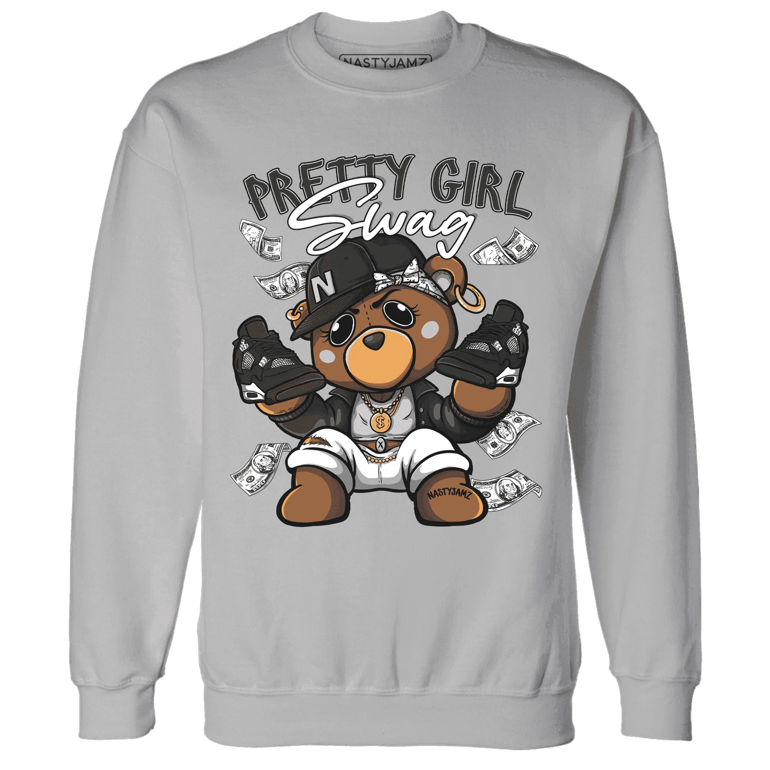 White-Thunder-4s-Sweatshirt-Match-Pretty-BERNIE