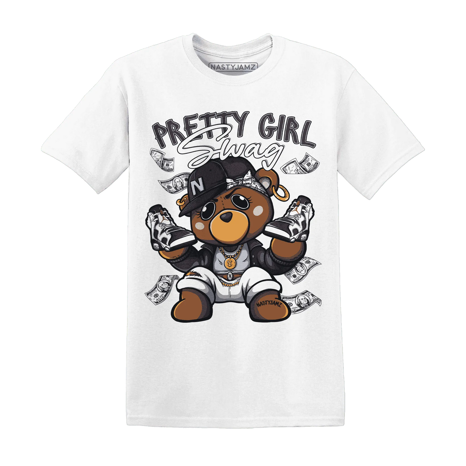 White-Navy-6s-T-Shirt-Match-Pretty-BERNIE