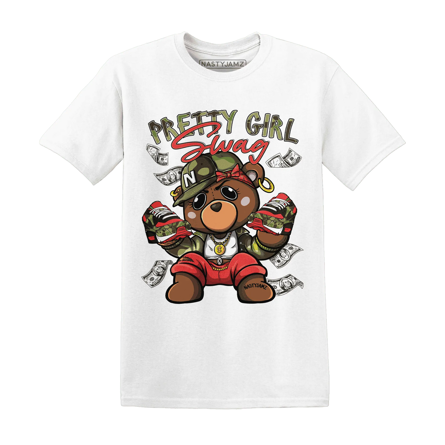AM-90-Dark-Sage-Solar-Red-NastyJamz-T-Shirt-Match-Pretty-BERNIE