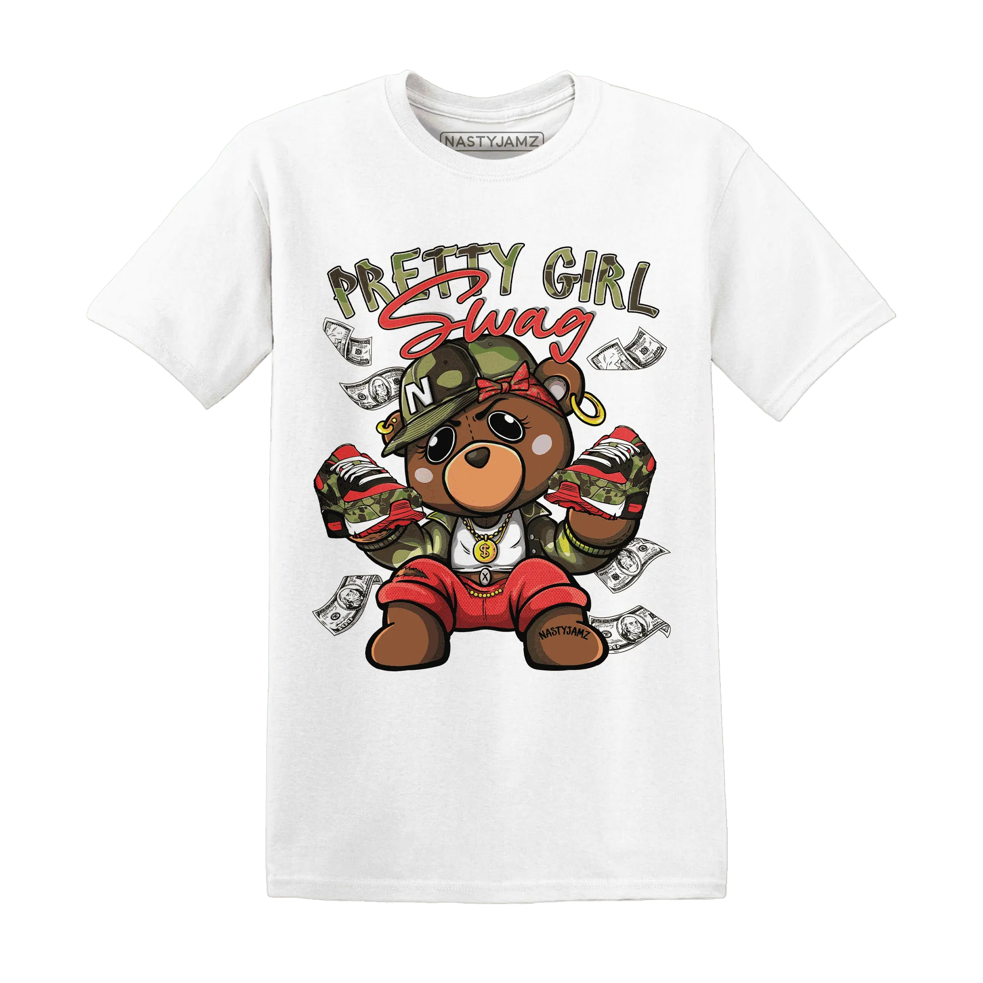 AM-90-Dark-Sage-Solar-Red-NastyJamz-T-Shirt-Match-Pretty-BERNIE