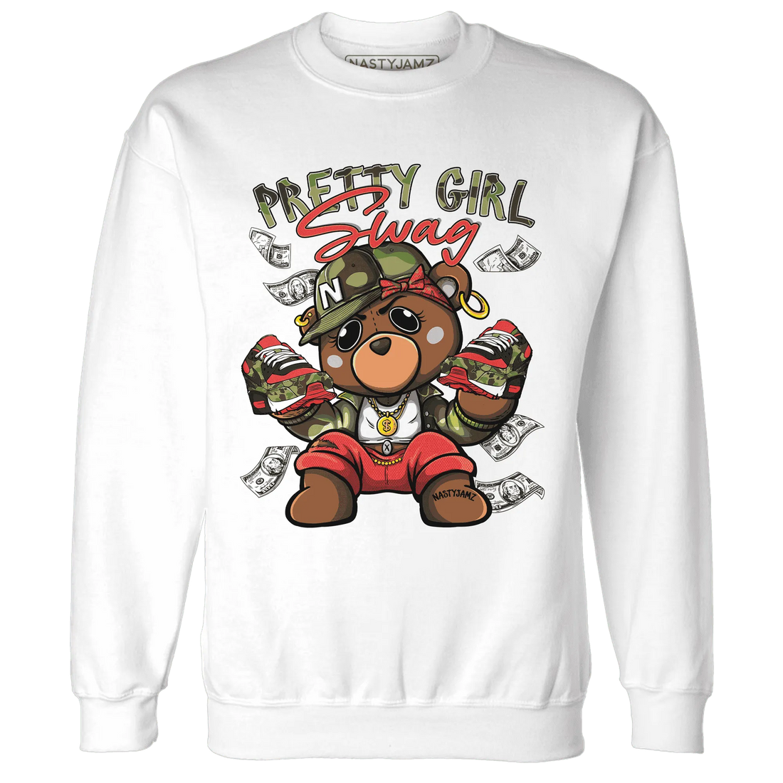 AM-90-Dark-Sage-Solar-Red-NastyJamz-Sweatshirt-Match-Pretty-BERNIE