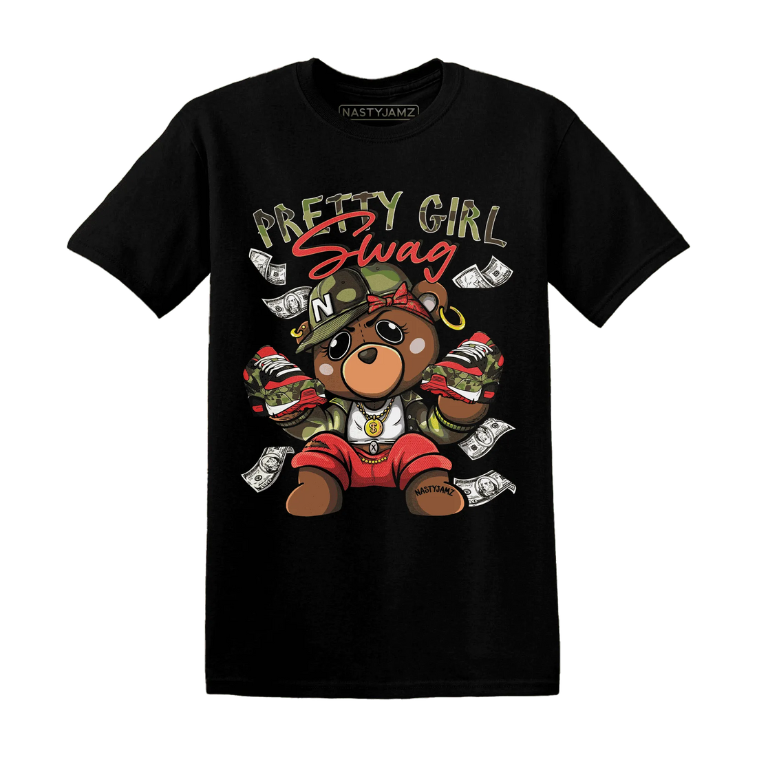 AM-90-Dark-Sage-Solar-Red-NastyJamz-T-Shirt-Match-Pretty-BERNIE