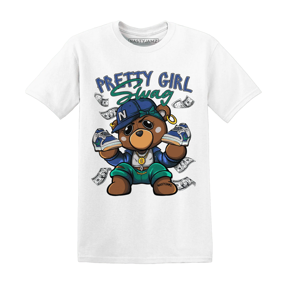 Dunk-Hyper-Royal-Malachite-NastyJamz-T-Shirt-Match-Pretty-BERNIE