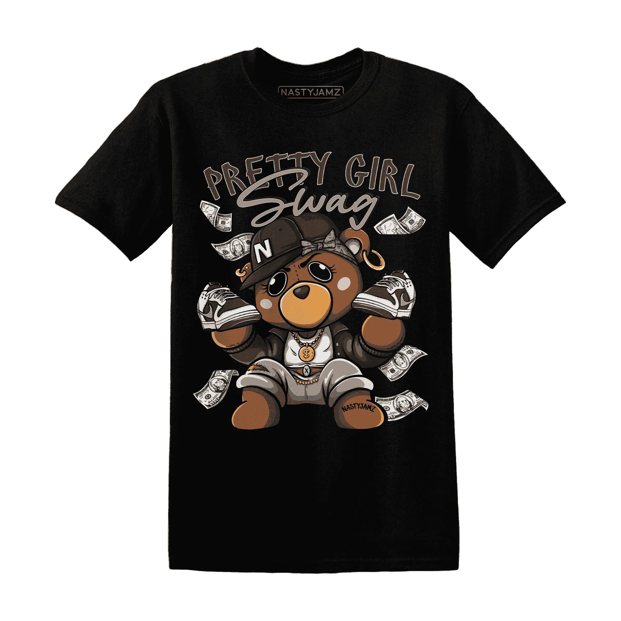 Dunk-Low-Baroque-Brown-T-Shirt-Match-Pretty-BERNIE
