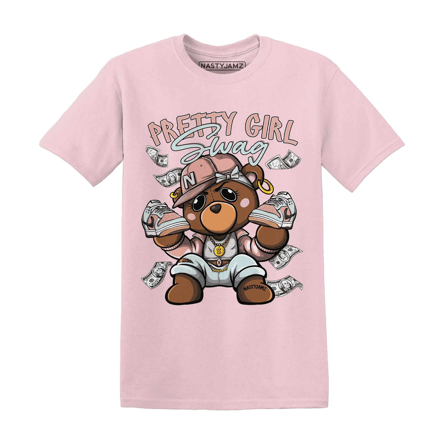 Dunk-Low-Glacier-Blue-Arctic-Orange-NastyJamz-T-Shirt-Match-Pretty-BERNIE