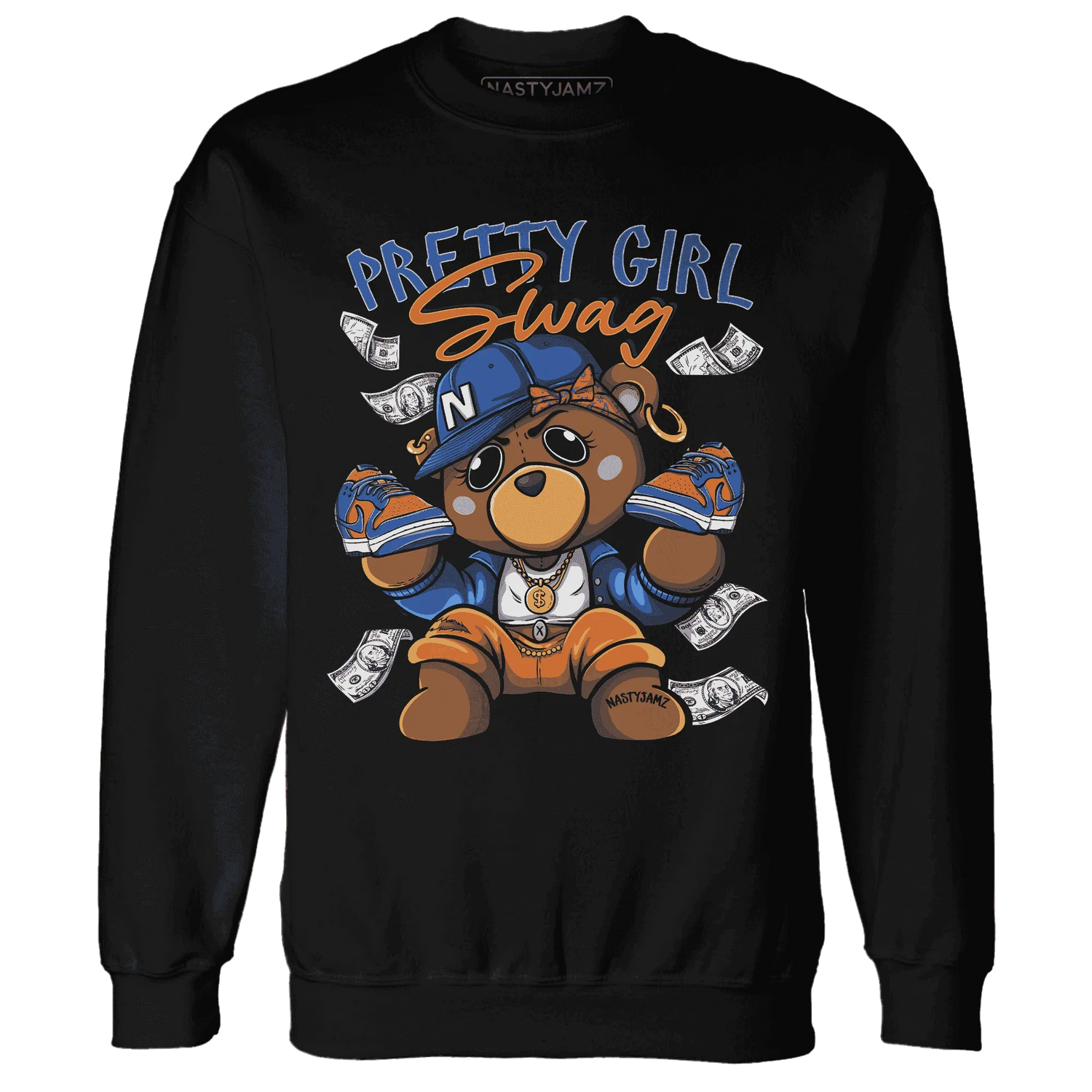 Dunk-Low-Knicks-Sweatshirt-Match-Pretty-BERNIE