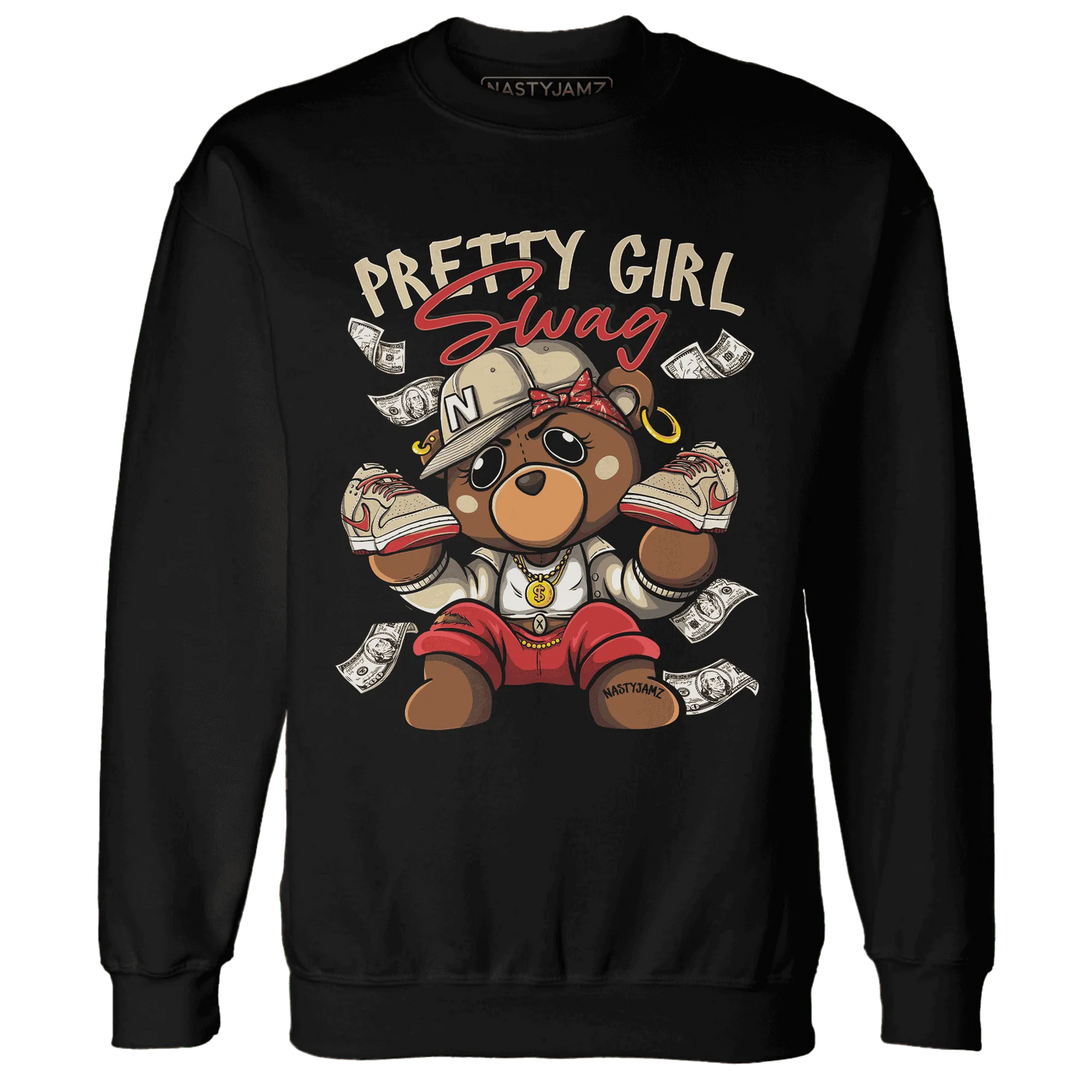Dunk-Strawberry-Waffle-NastyJamz-Sweatshirt-Match-Pretty-BERNIE