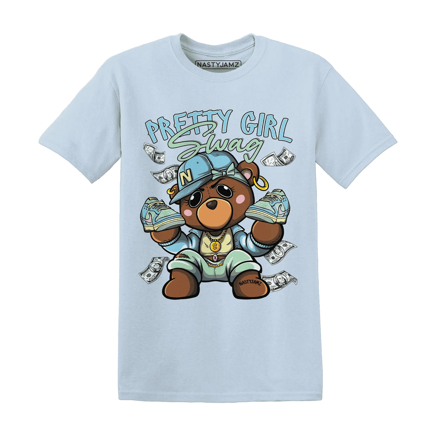 Dunk-Verdy-Visty-Blue-Gaze-Light-Arctic-T-Shirt-Match-Pretty-BERNIE