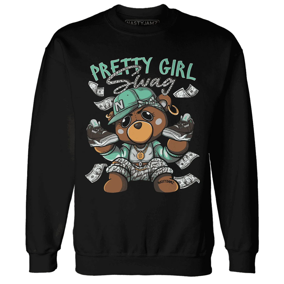 Green-Glow-3s-Sweatshirt-Match-Pretty-BERNIE