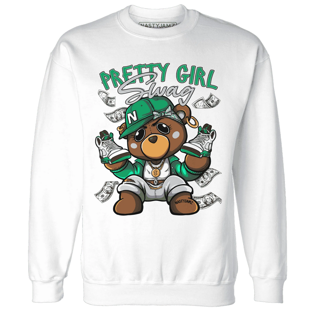 Lucky-Green-5s-Sweatshirt-Match-Pretty-BERNIE