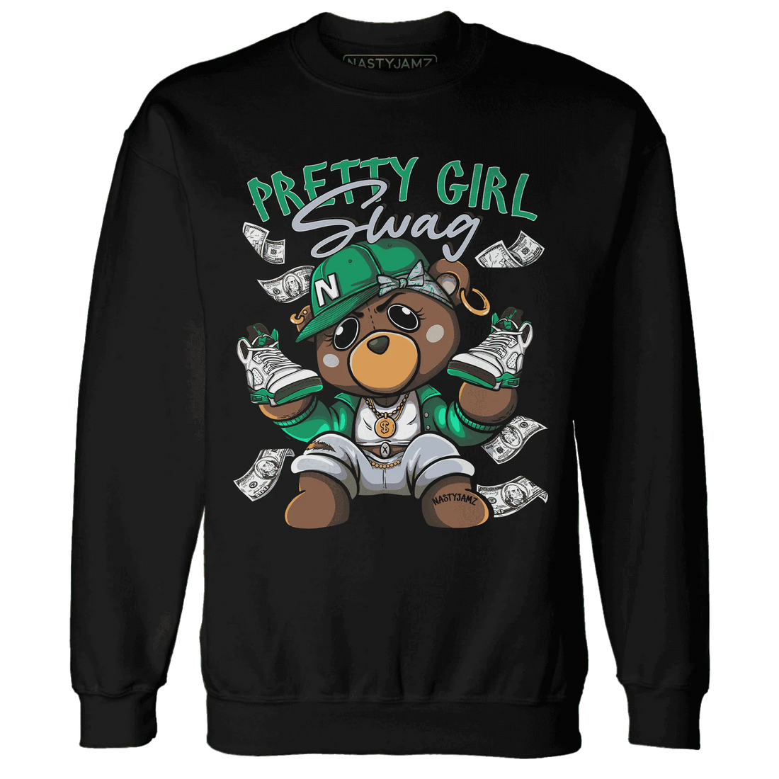 Lucky-Green-5s-Sweatshirt-Match-Pretty-BERNIE