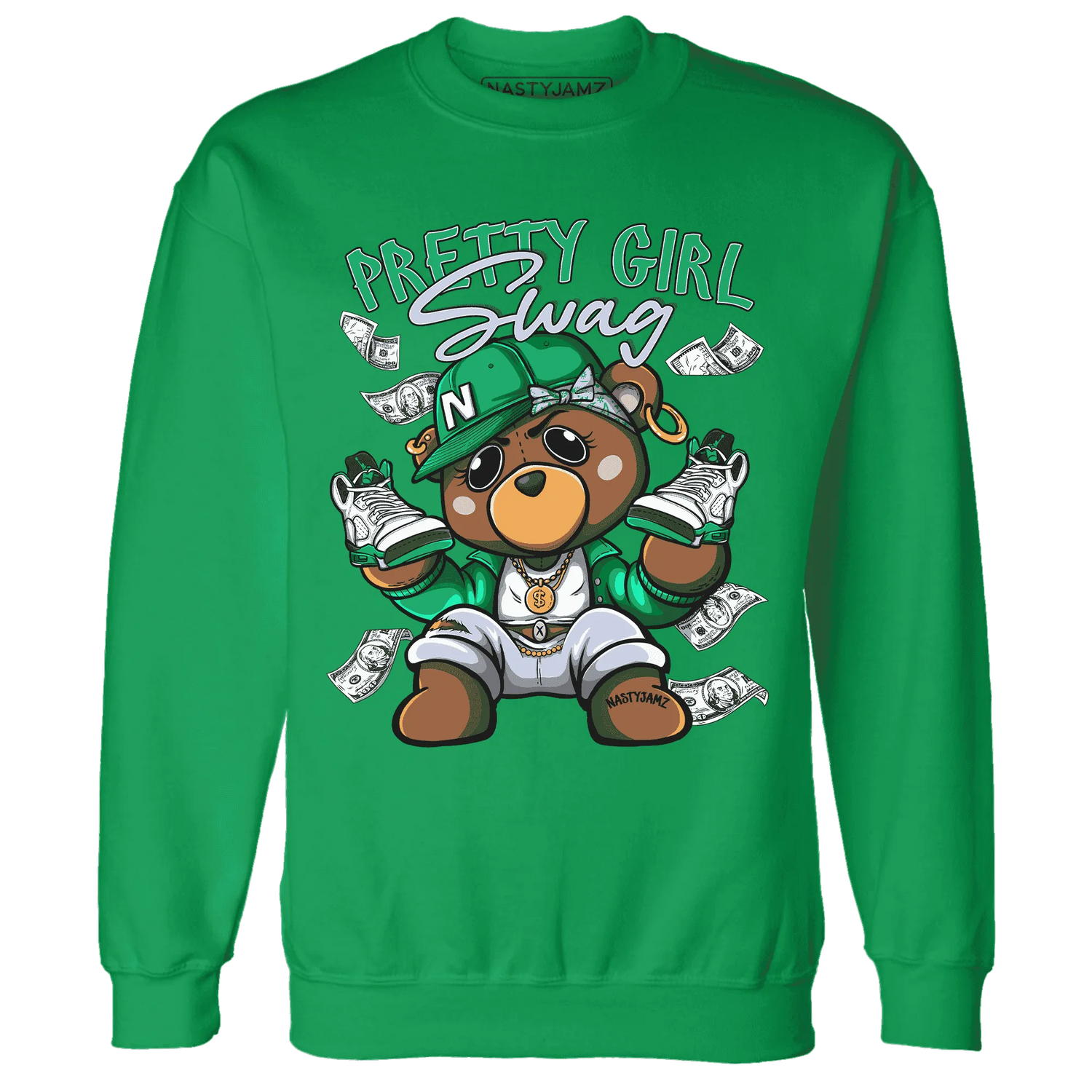 Lucky-Green-5s-Sweatshirt-Match-Pretty-BERNIE