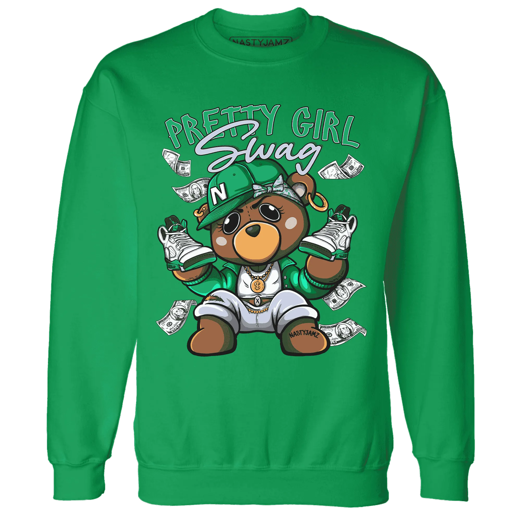 Lucky-Green-5s-Sweatshirt-Match-Pretty-BERNIE