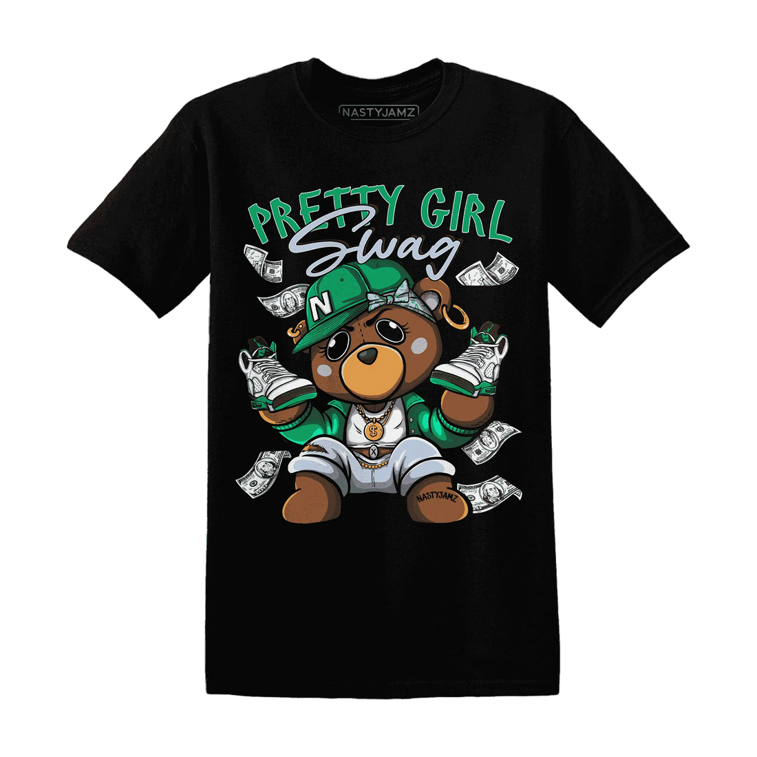 Lucky-Green-5s-T-Shirt-Match-Pretty-BERNIE