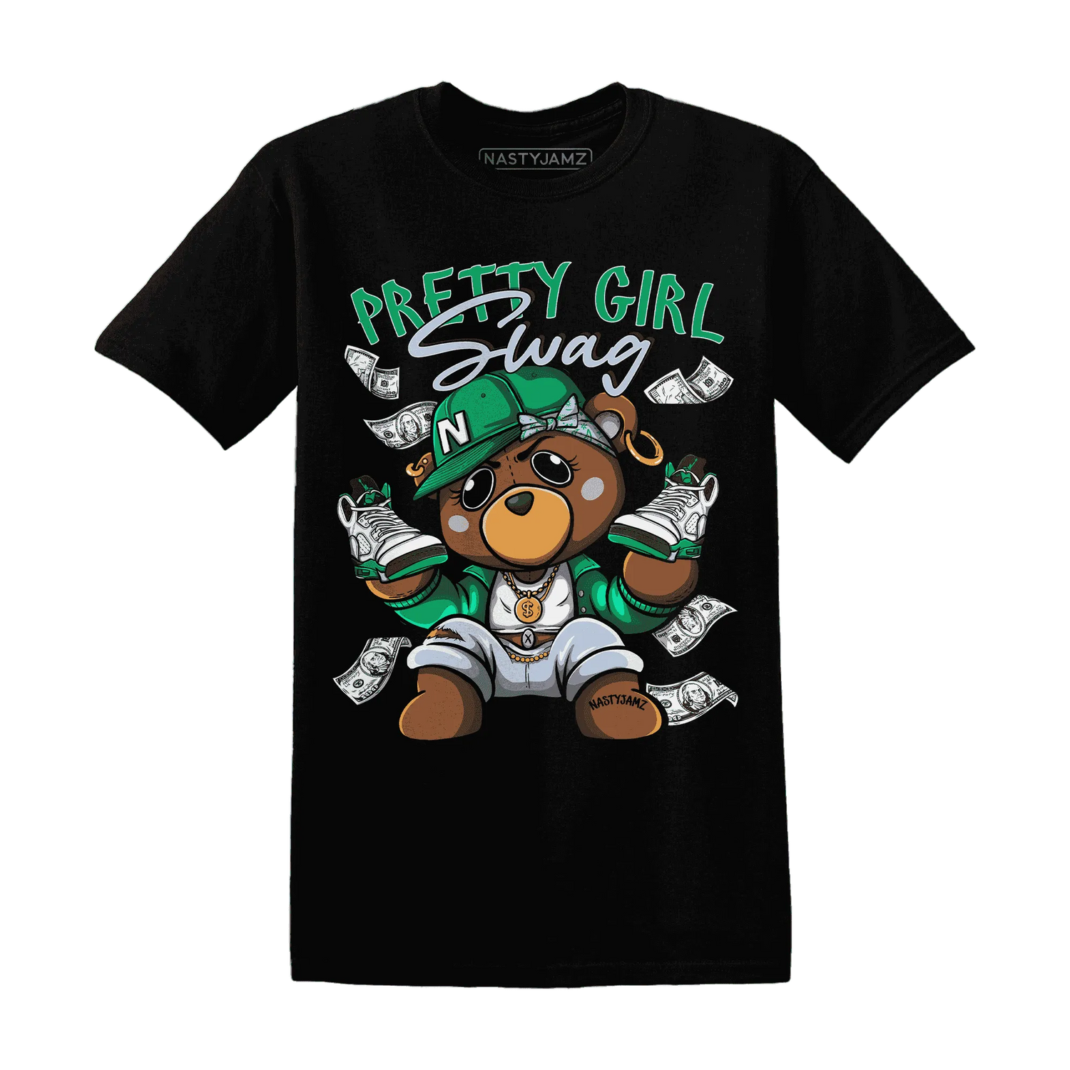 Lucky-Green-5s-T-Shirt-Match-Pretty-BERNIE