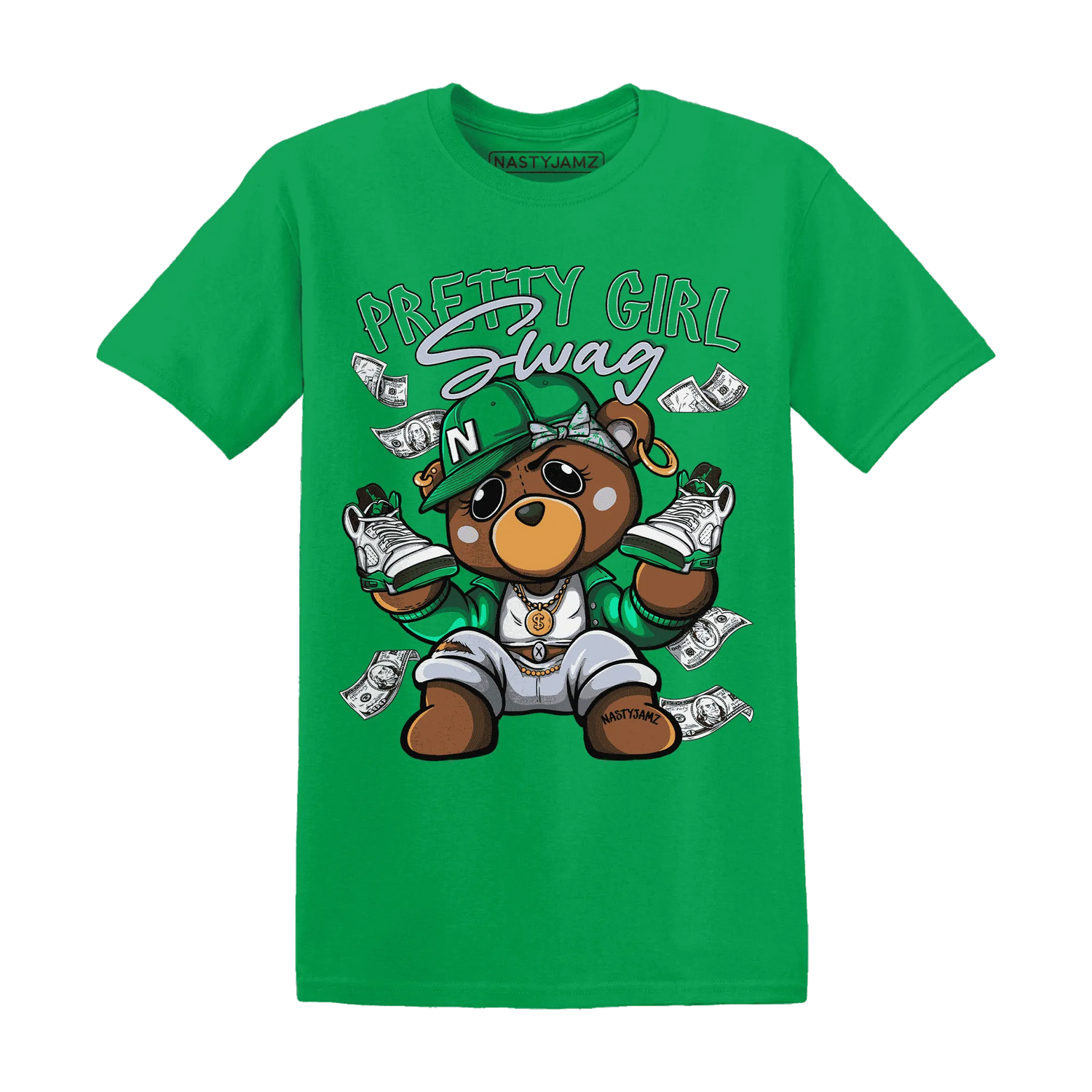 Lucky-Green-5s-T-Shirt-Match-Pretty-BERNIE