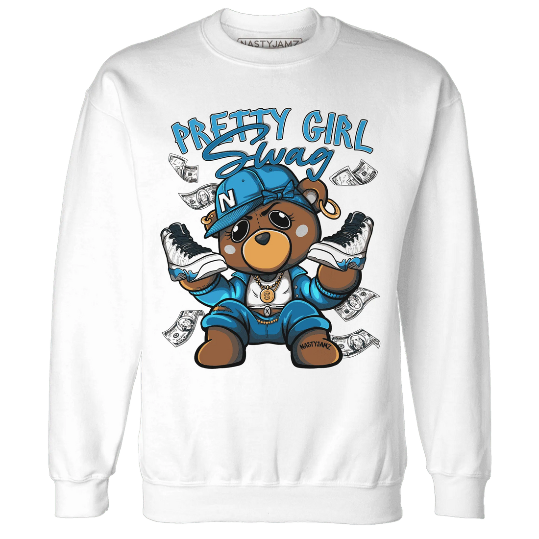 Powder-Blue-9s-Sweatshirt-Match-Pretty-BERNIE