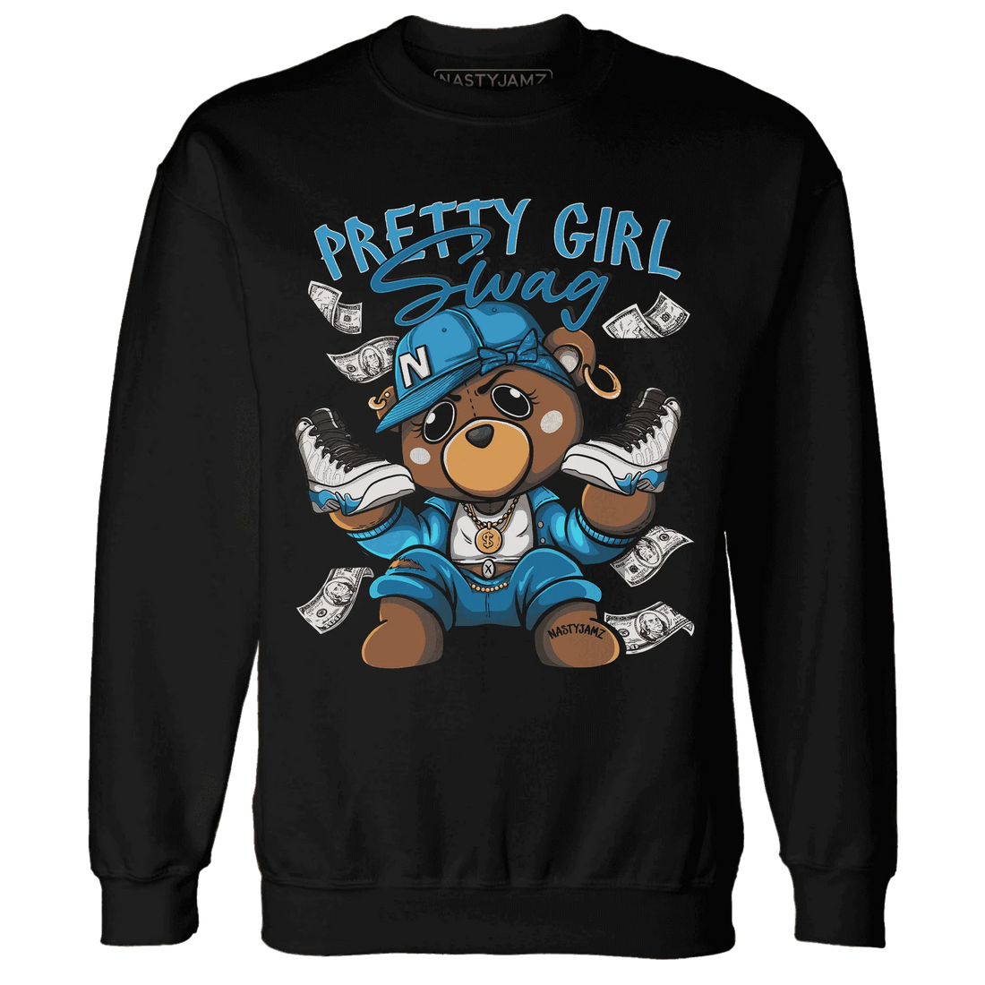 Powder-Blue-9s-Sweatshirt-Match-Pretty-BERNIE
