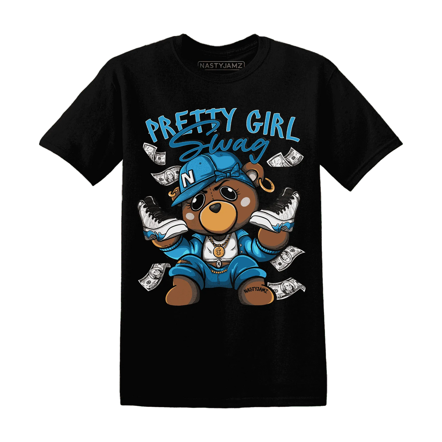Powder-Blue-9s-T-Shirt-Match-Pretty-BERNIE