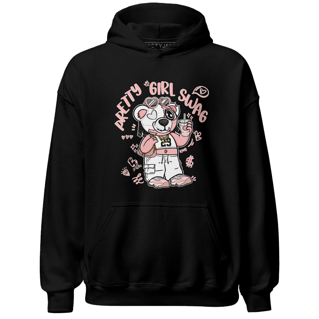 Low Legend Pink 11s Hoodie Match Pretty Girl Swag BER - NastyJamz