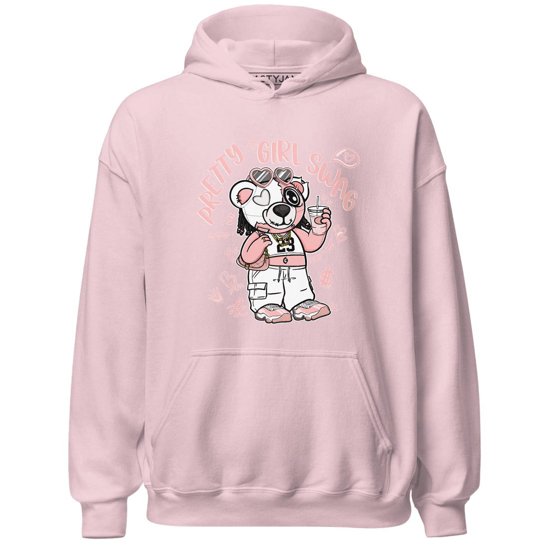 Low Legend Pink 11s Hoodie Match Pretty Girl Swag BER - NastyJamz