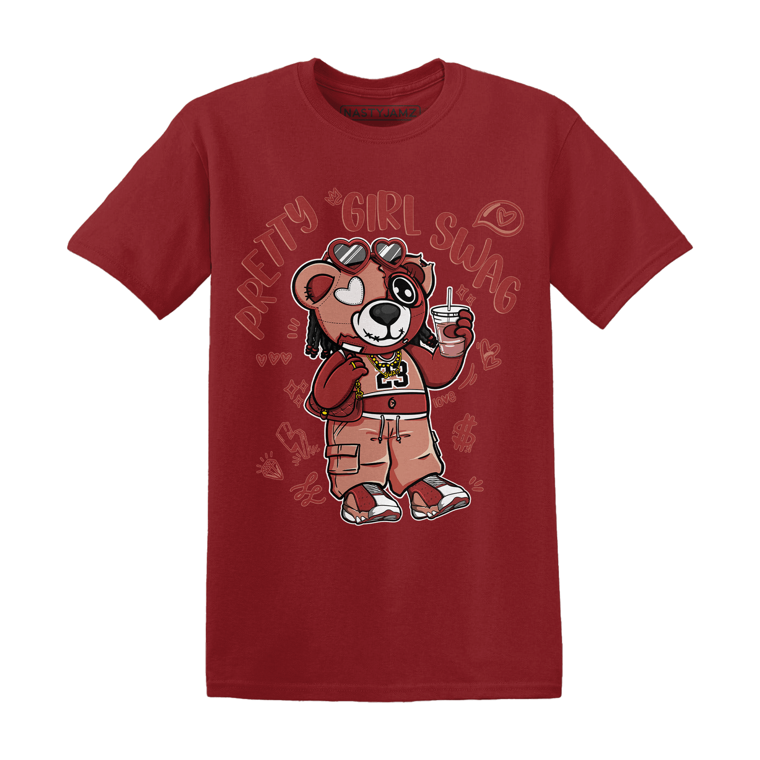 Dune Red 13s T Shirt Match Pretty Girl Swag BER - NastyJamz