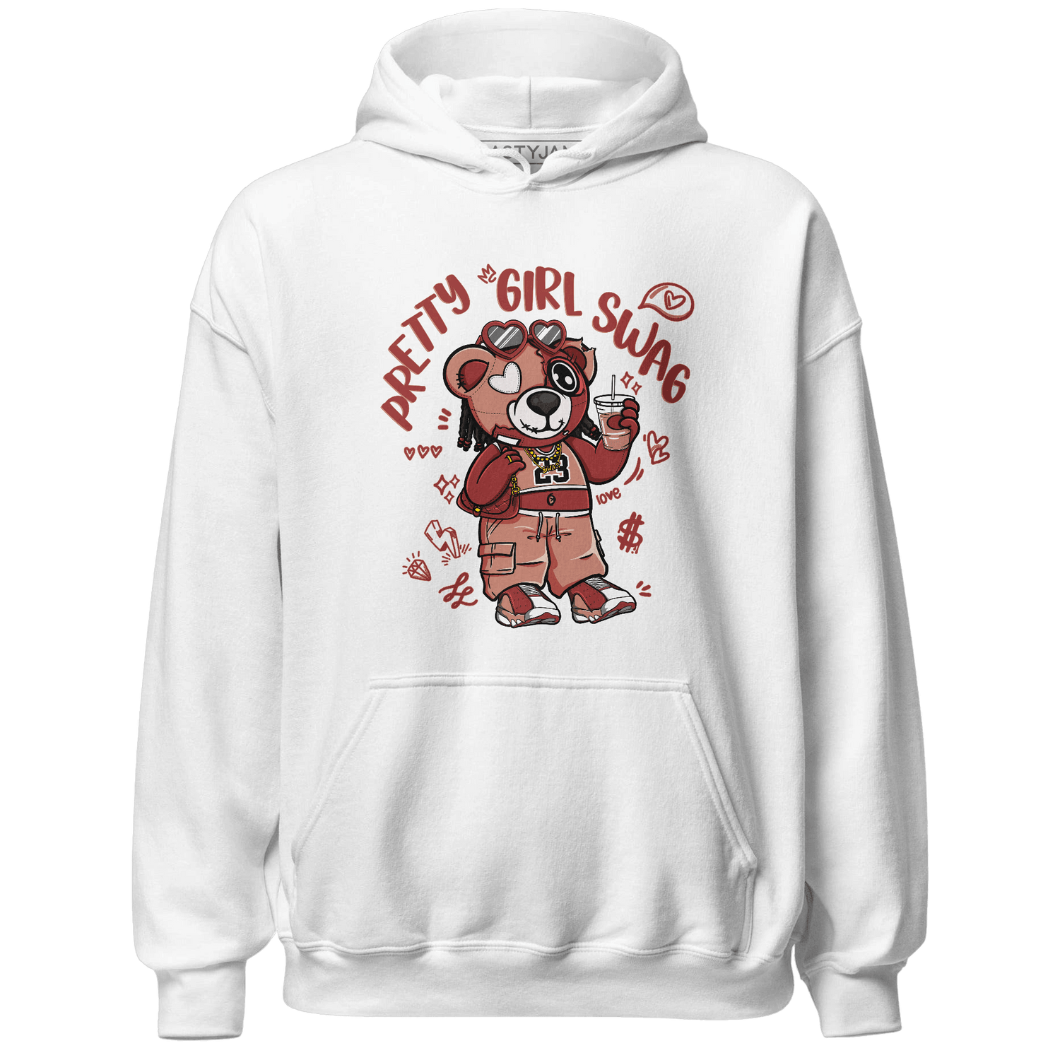 Dune Red 13s Hoodie Match Pretty Girl Swag BER - NastyJamz