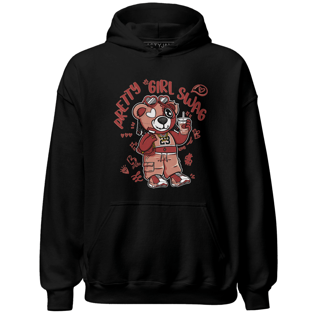 Dune Red 13s Hoodie Match Pretty Girl Swag BER - NastyJamz