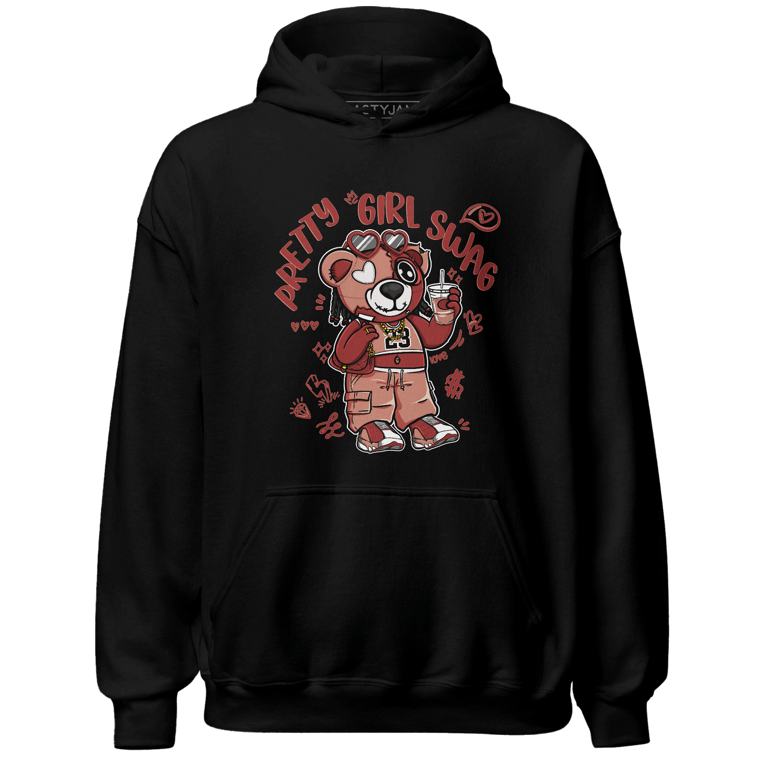 Dune Red 13s Hoodie Match Pretty Girl Swag BER - NastyJamz