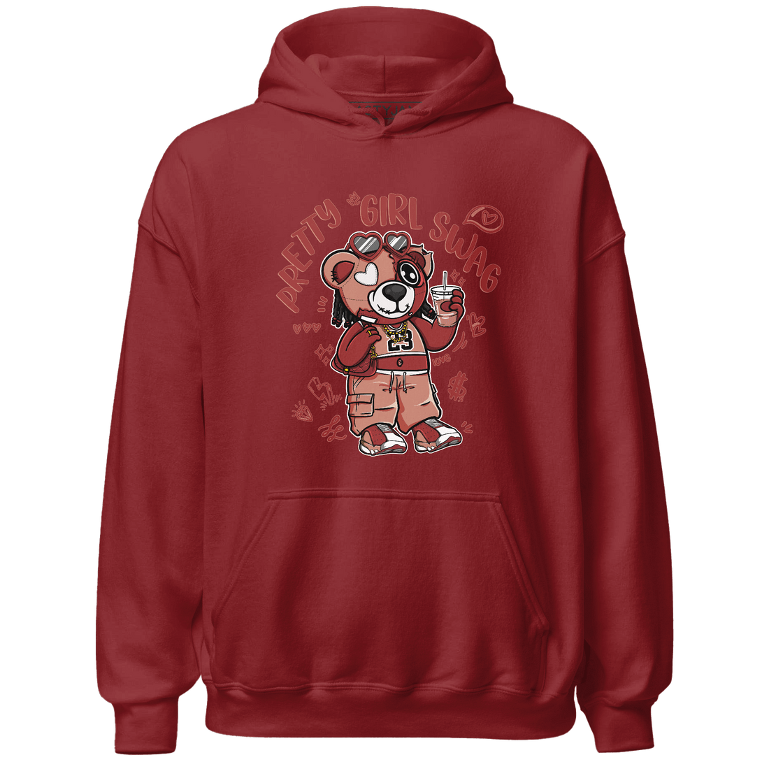 Dune Red 13s Hoodie Match Pretty Girl Swag BER - NastyJamz