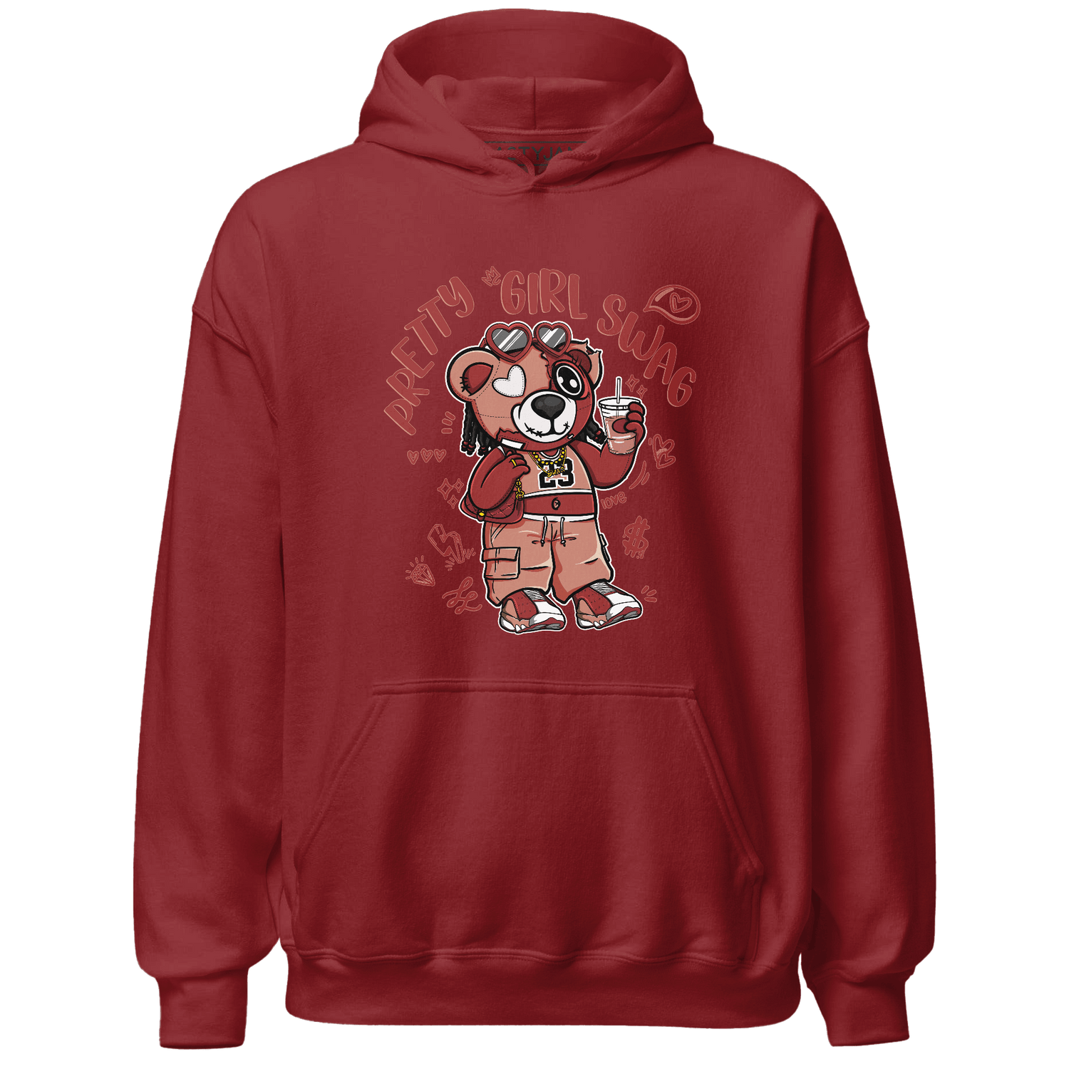 Dune Red 13s Hoodie Match Pretty Girl Swag BER - NastyJamz