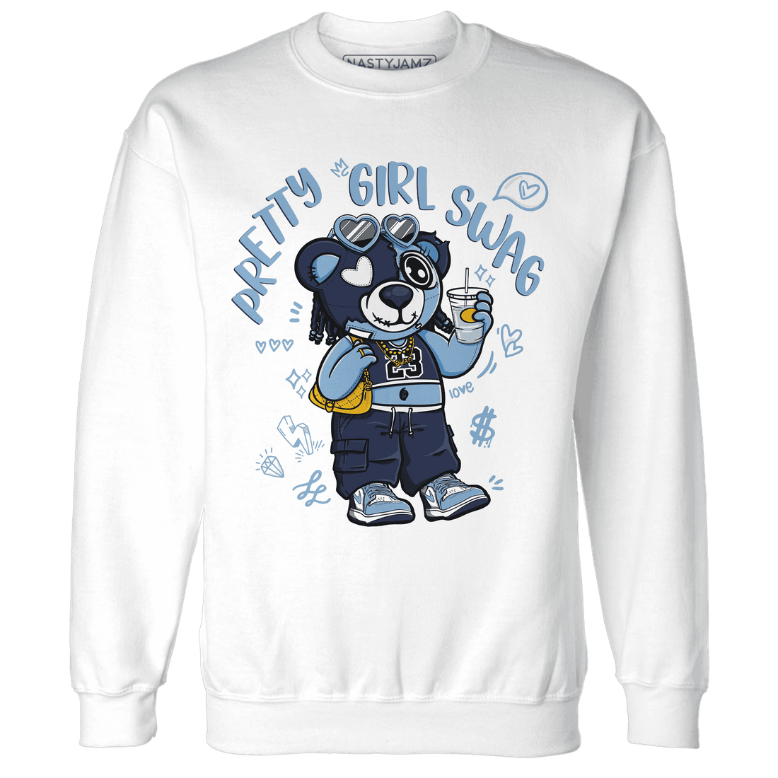 First In Flight 1s Sweatshirt Match Pretty Girl Swag BER - NastyJamz
