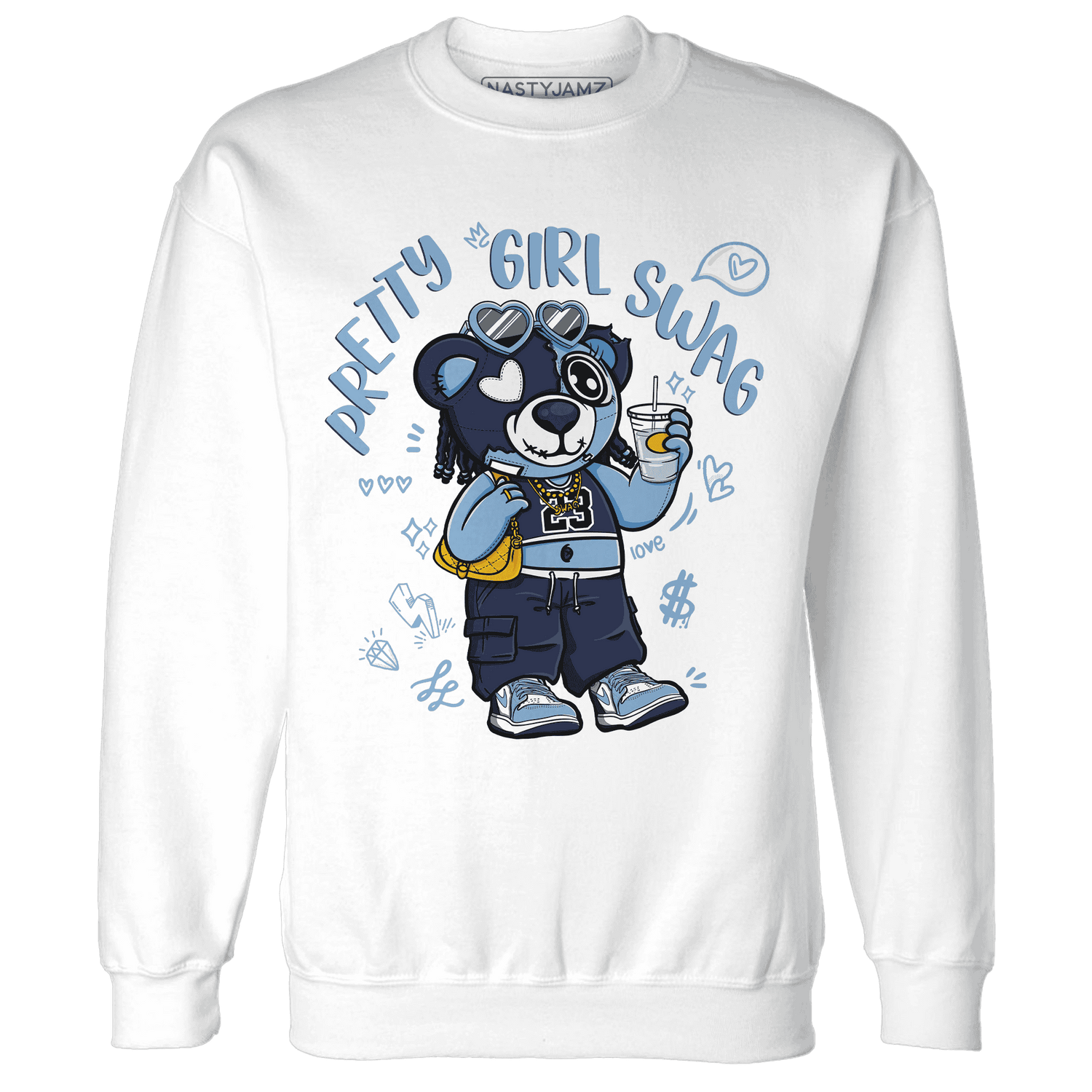 First In Flight 1s Sweatshirt Match Pretty Girl Swag BER - NastyJamz
