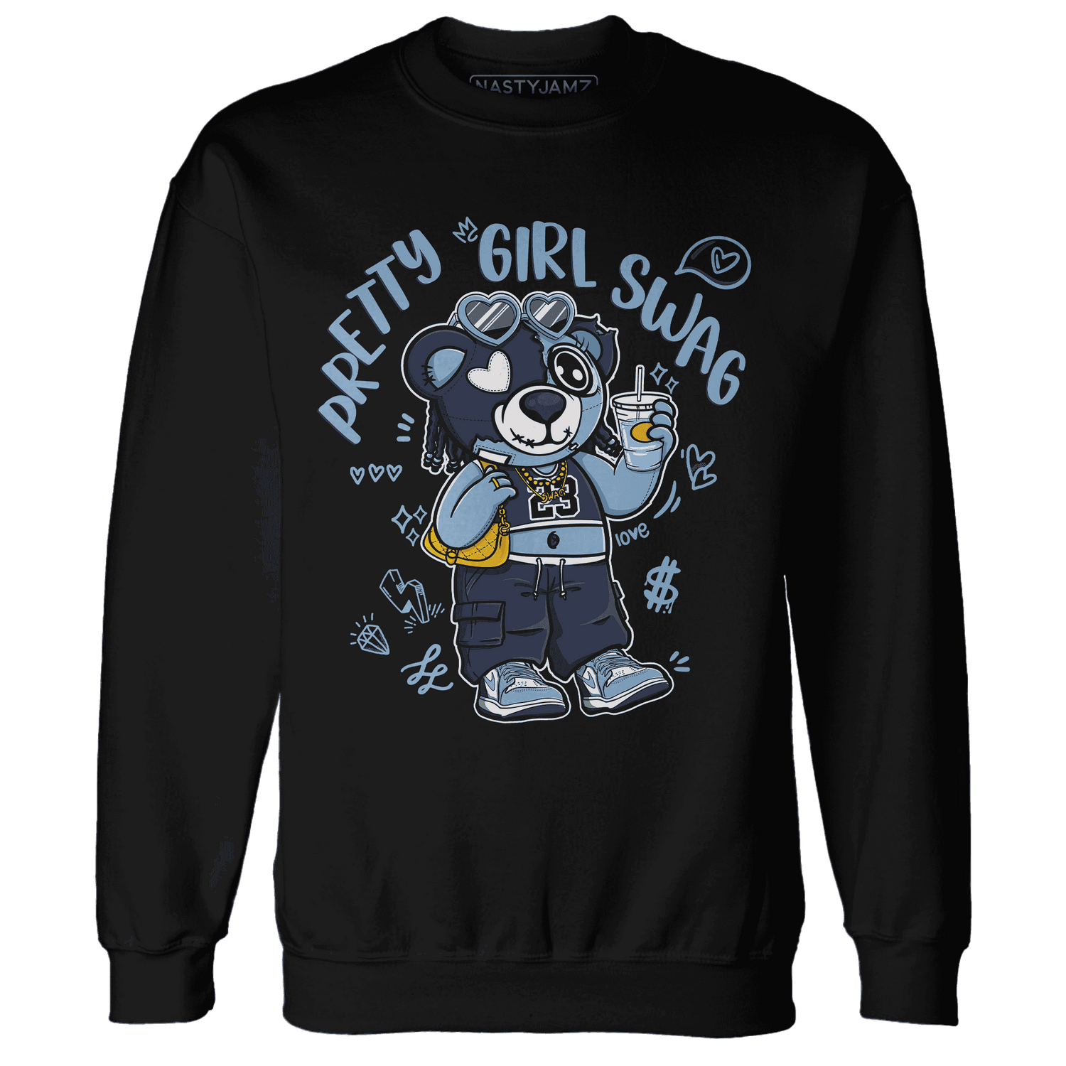 First In Flight 1s Sweatshirt Match Pretty Girl Swag BER - NastyJamz