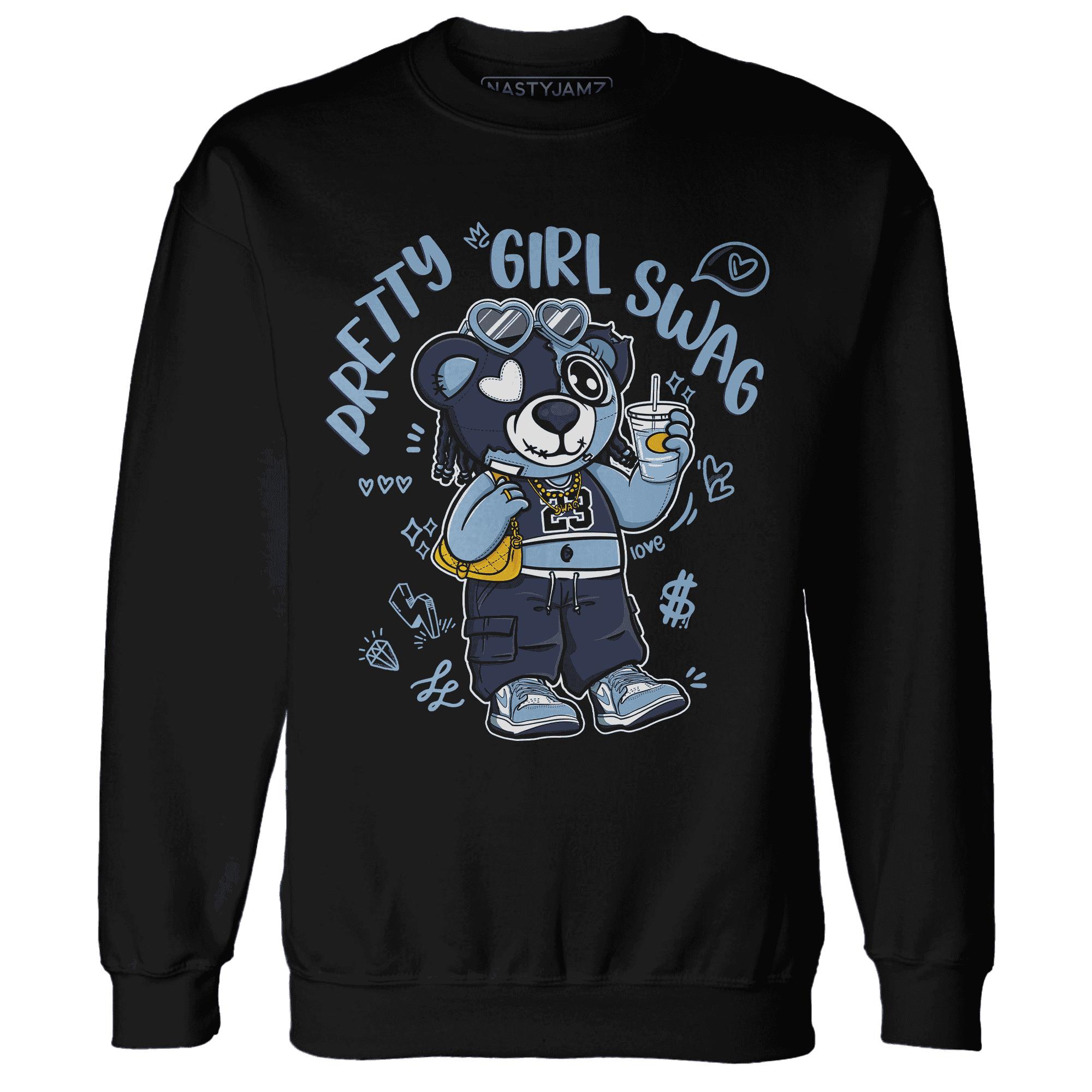 First In Flight 1s Sweatshirt Match Pretty Girl Swag BER - NastyJamz