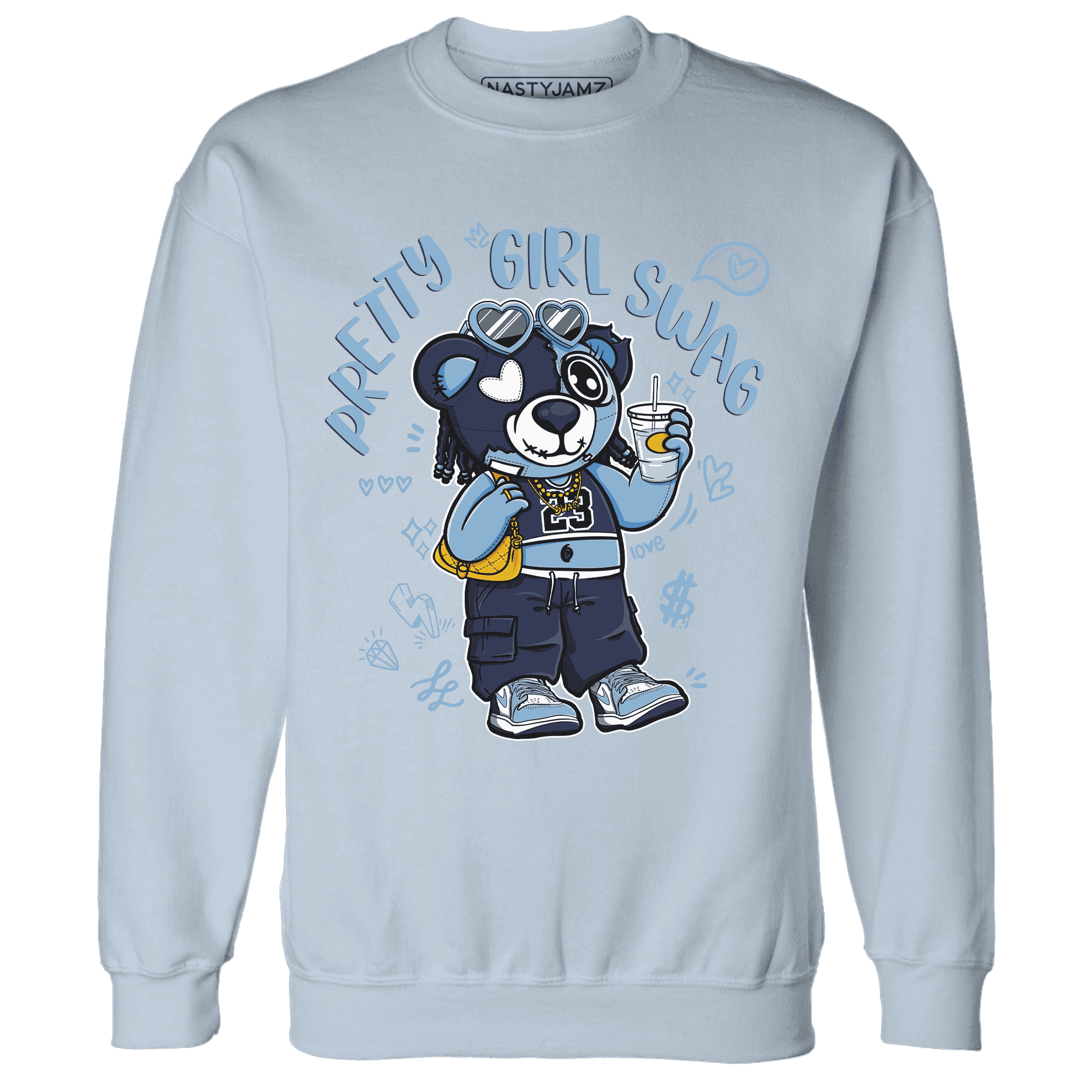 First In Flight 1s Sweatshirt Match Pretty Girl Swag BER - NastyJamz