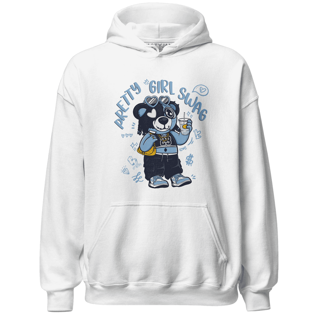First In Flight 1s Hoodie Match Pretty Girl Swag BER - NastyJamz