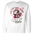 High 85 Metallic Burgundy 1s Sweatshirt Match Pretty Girl Swag BER - NastyJamz