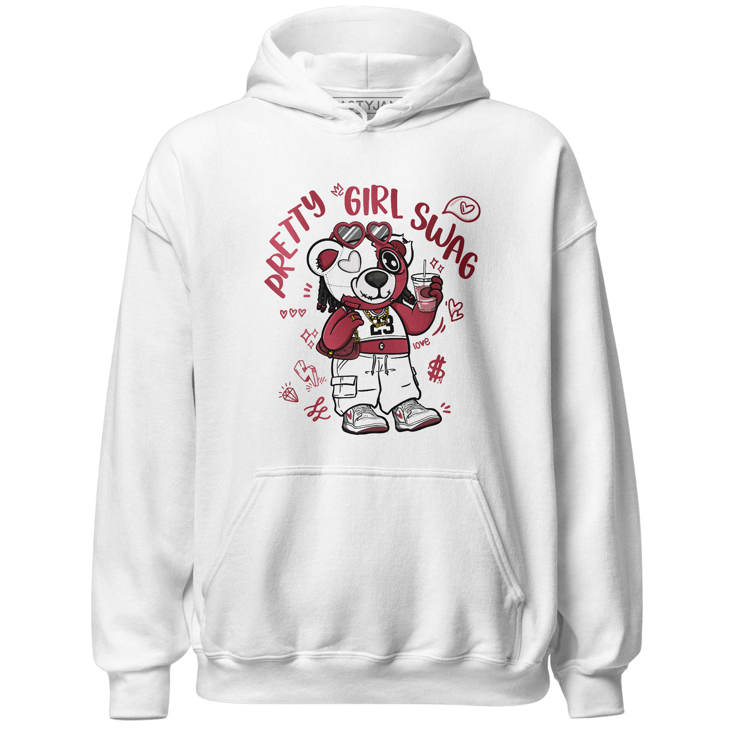 High 85 Metallic Burgundy 1s Hoodie Match Pretty Girl Swag BER - NastyJamz