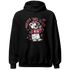 High 85 Metallic Burgundy 1s Hoodie Match Pretty Girl Swag BER - NastyJamz